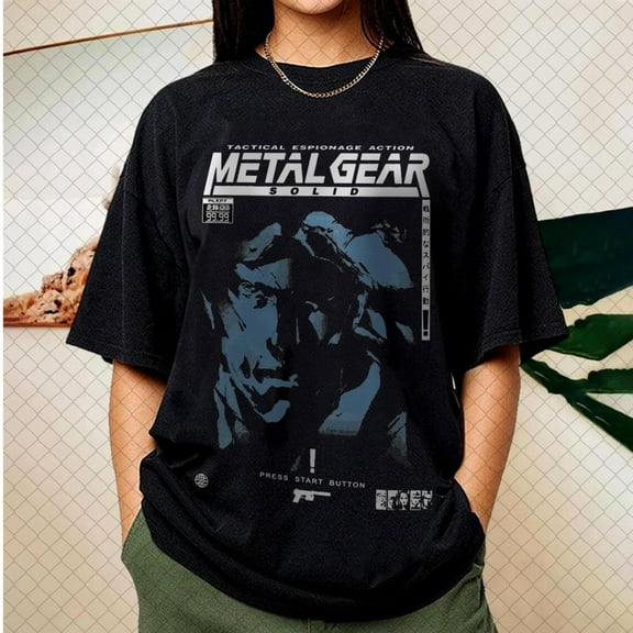 Metal Gear Solid T-shirt, Solid Snake Shirt Unisex