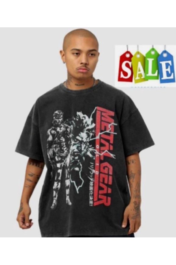 Metal Gear Vintage T Shirt, Metal Gear Video Game Shirt, Metal Gear Character