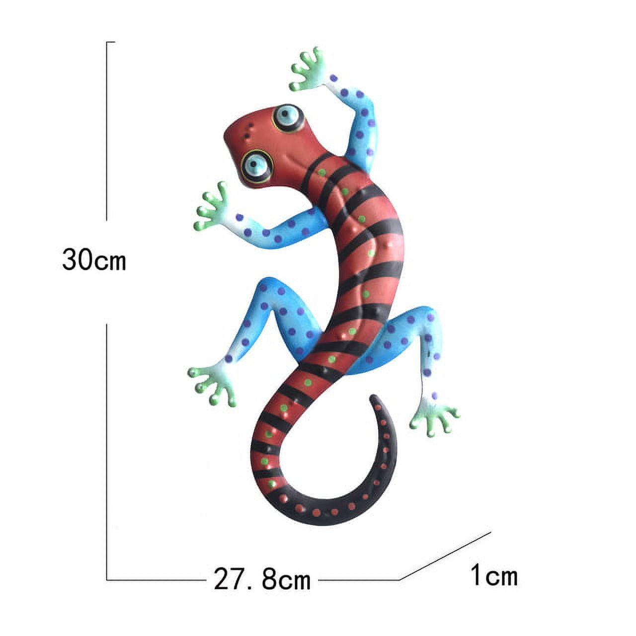 Metal Gecko Outdoor Wall Decor Lizard Outdoor Wall Hanging Lizard