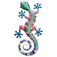 thumbnail image 1 of Metal Gecko Wall Decor Lizard Wall Sculpture Garden Art Hanging Indoor Outdoor Suitable for Patio Porch Fence Living Room Patio Decor, 1 of 9