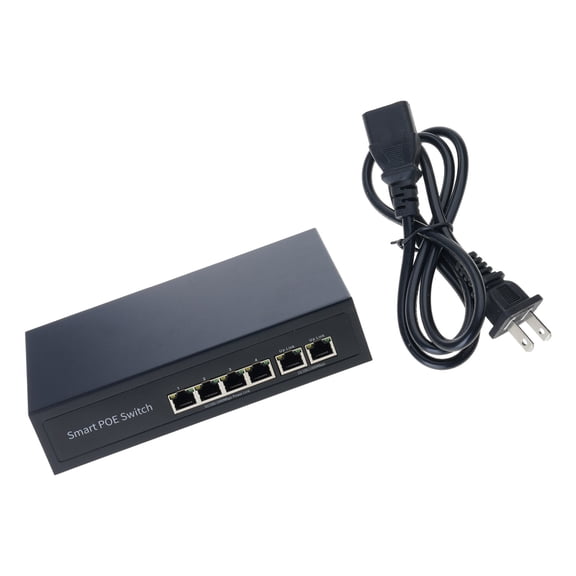 Metal Gigabit Switching 4 Port 48V Power Over Ethernet Suitable For Surveillances Systems Home Industrial Use