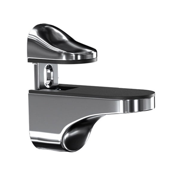 Metal Glass Shelving Brackets Adjustable Wall Mount Clamps Elegant Glass Shelf Support Simple Intalls for Glass panel