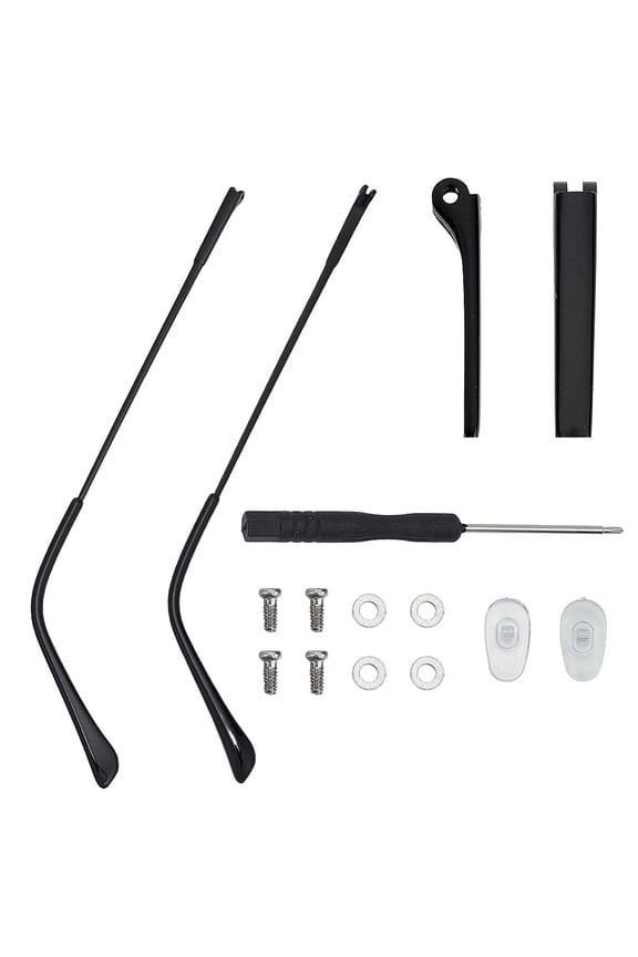 Metal Glasses Arm Replacement Glasses Repair Kit Include Screws Ring Pads Screwdrivers for Sunglasses