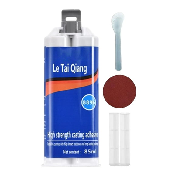 Metal Glue, High Temperature Heat Resistant Adhesive Glue, 85g Instant Super Glue for Metal, Stainless Steel, DIY Craft, Aluminum Alloy, Metal Tube