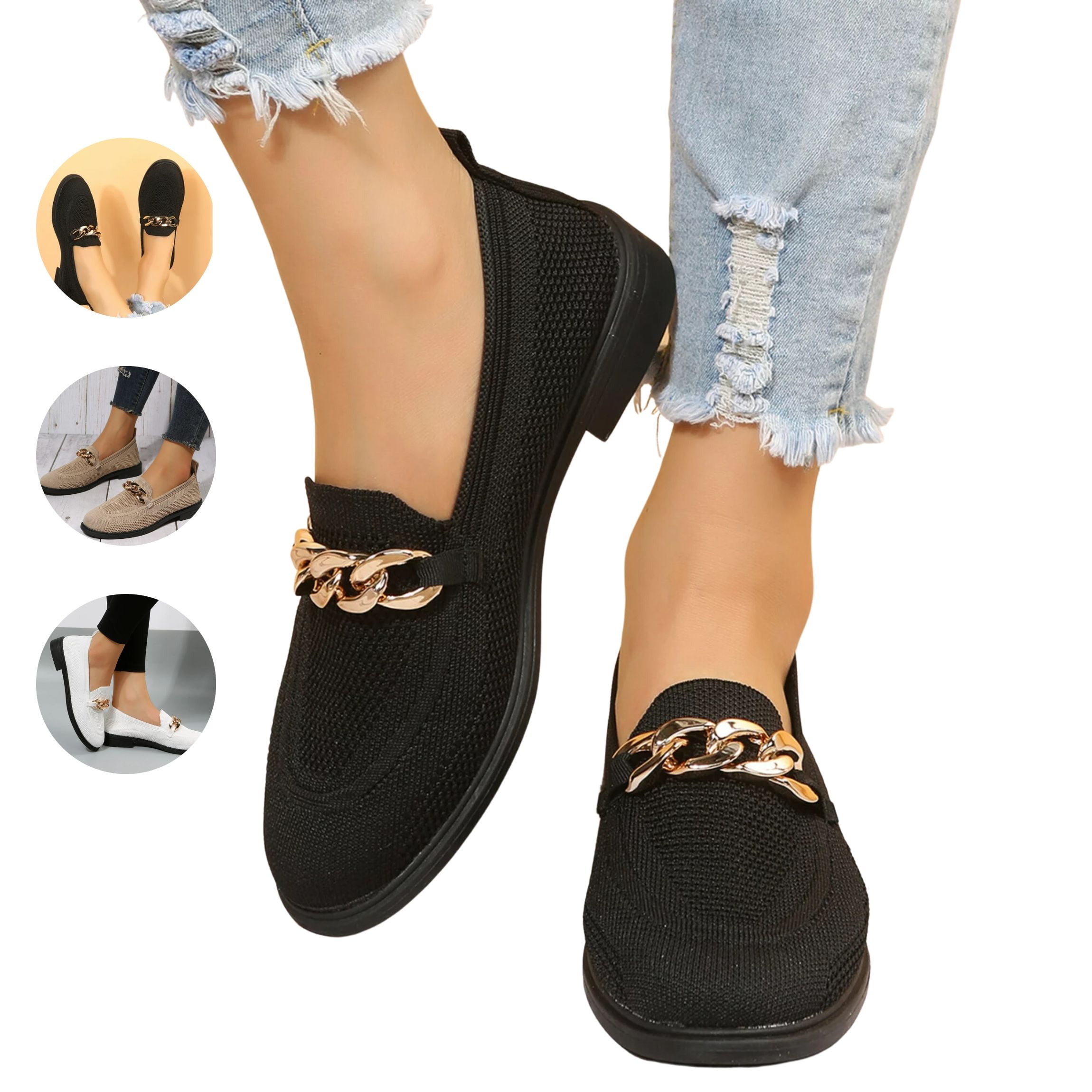 non slip loafers womens