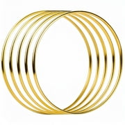 BETTER CRAFTS Metal Gold Rings (10 inch, 12 Pack)