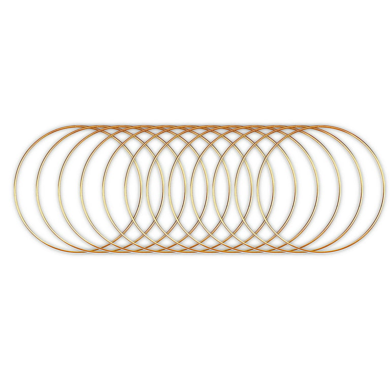 Metal Gold Rings (8 inch, 1 Pack)