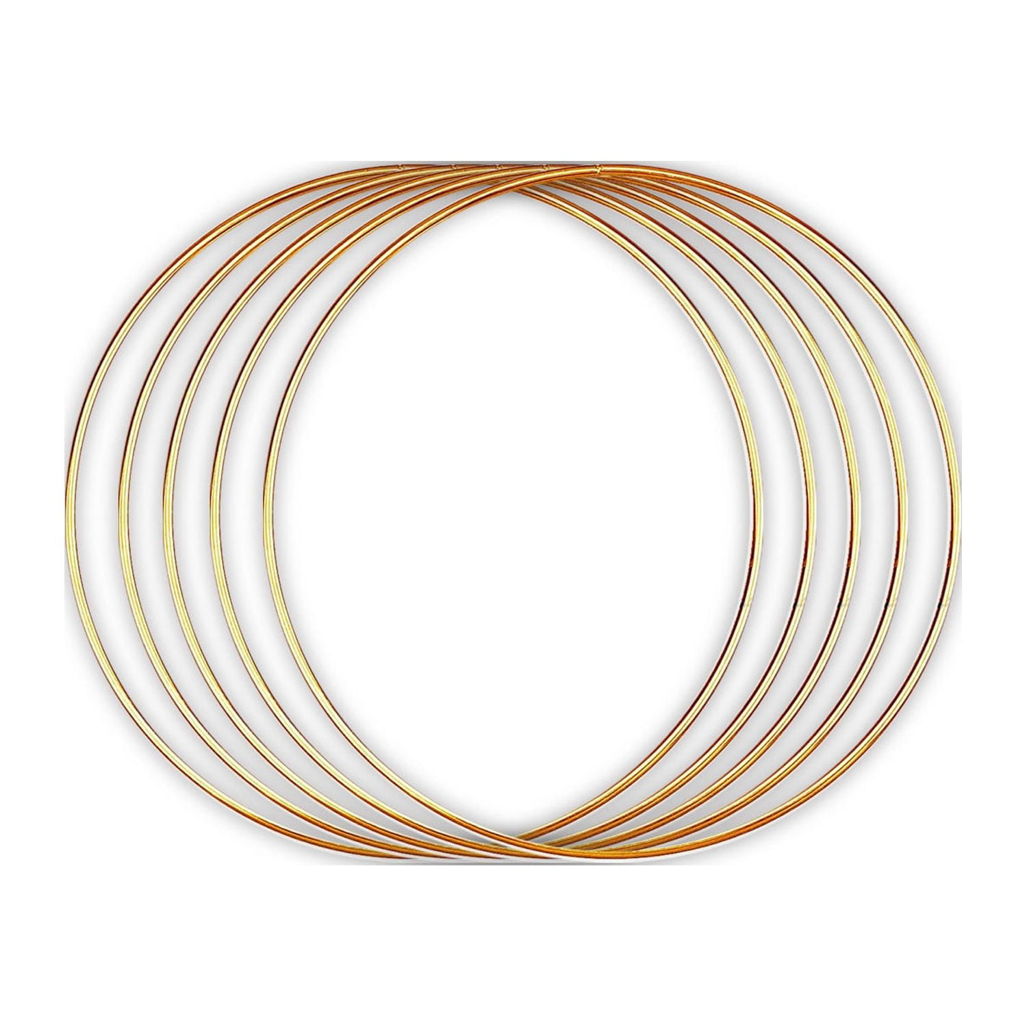 10 Piece Metal Hoops, Metal Rings for Crafting Dream Catchers, and Other  Crafts. 2-inch, 3-inch, 4-inch, 5-inch, 6-inch (Gold)