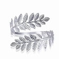 thumbnail image 1 of Metal Greek Roman Laurel Leaf Bracelet Armband Upper Arm Cuff Armlet YydsSilver, 1 of 4