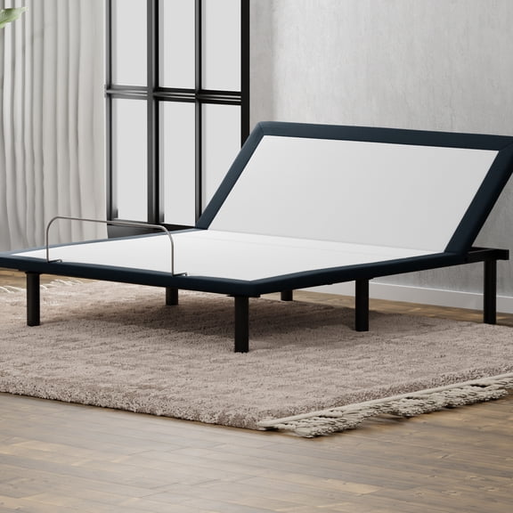 Metal Grey Queen Adjustable Base With Head-up Ability - Joint And Improve Sleep Quality Setting Color To Enhance Sleeping Comfort Stress