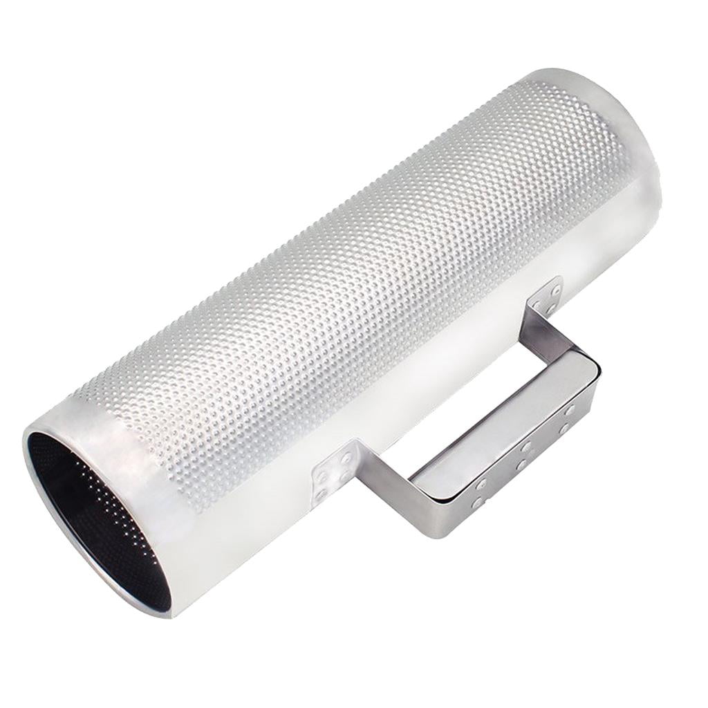 Metal Guiro r, 12 inch x 5 inch Stainless Steel Guiro Instrument with