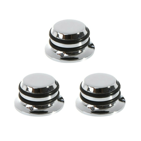 Metal Guitar Knobs 3pcs Volume & Tone Control for Electric Bass GD114