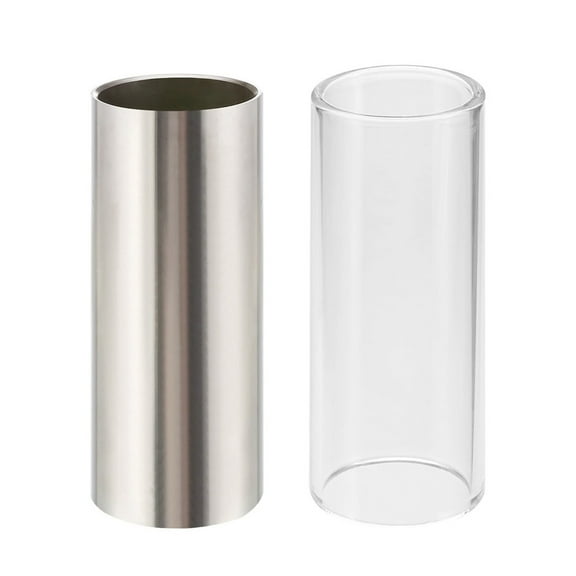 Metal Guitar Slide for Electric Guitar Bass Stringed Instruments Stainless Steel Guitar Slide Finger and Knuckles Slide