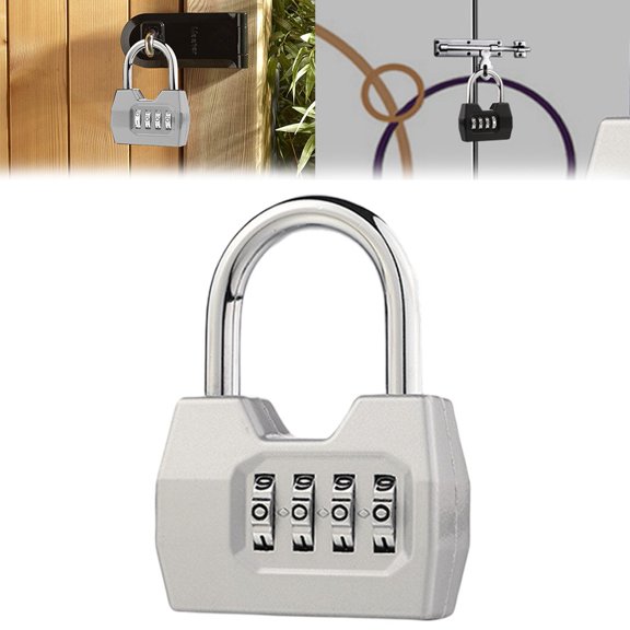 Metal Gym Locker Door Student Dormitory Cabinet Password Lock Padlock Lock