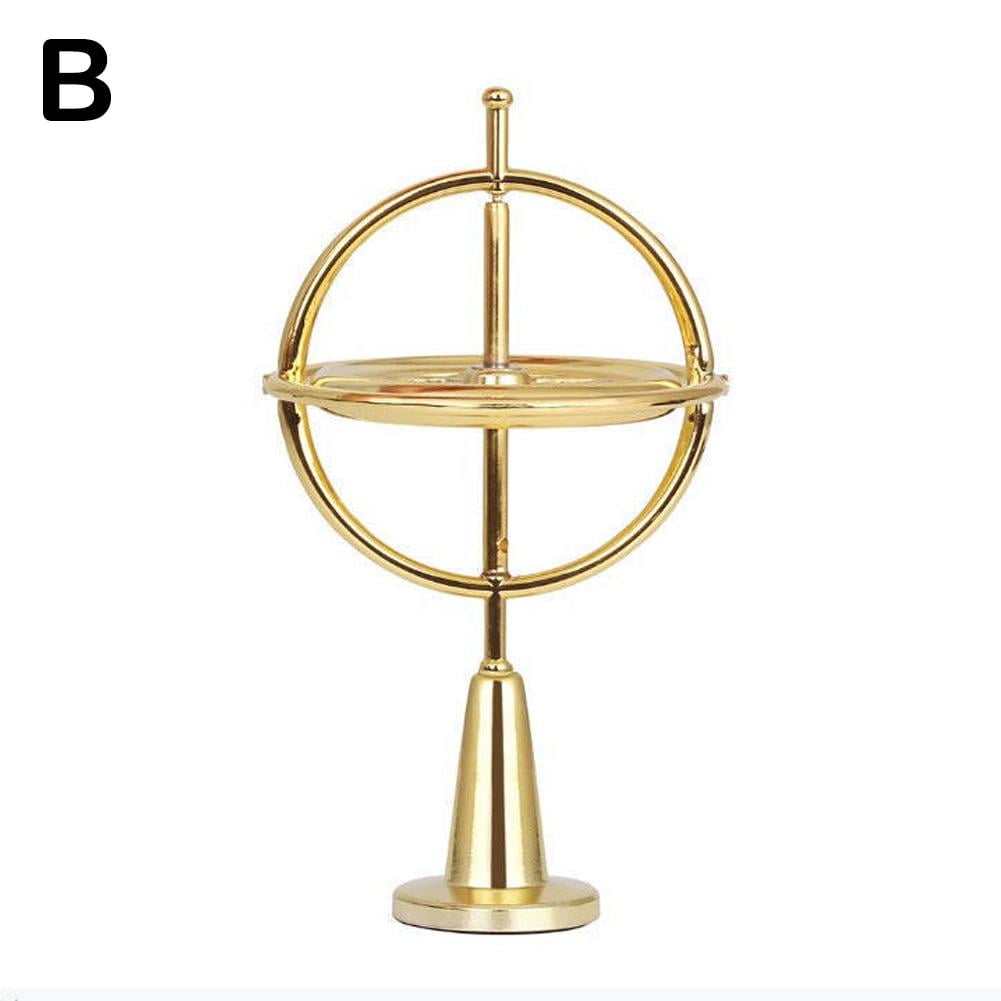 Metal Gyroscope Anti Gravity Rotating Balance Mechanical Gyroscope x 1