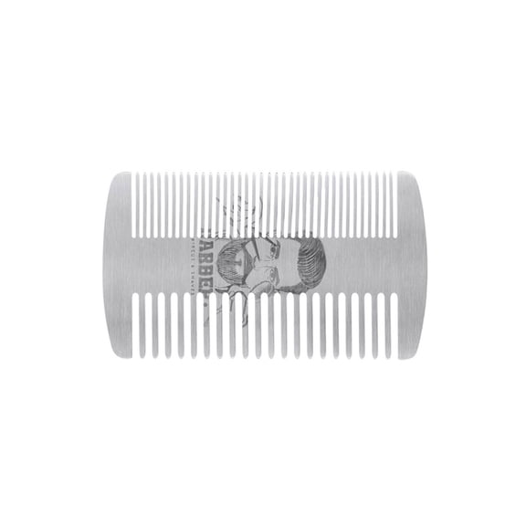 Metal Hair And Beard Comb Two Sided Styling Tool Ergonomic Design Portable Hair Combs For Travel Home Or Use