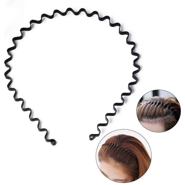 Rheytew Non-Slip Sweat Headbands For Men & Women - 8 Pack, Stretch Athletic Headbands For Running & Workouts