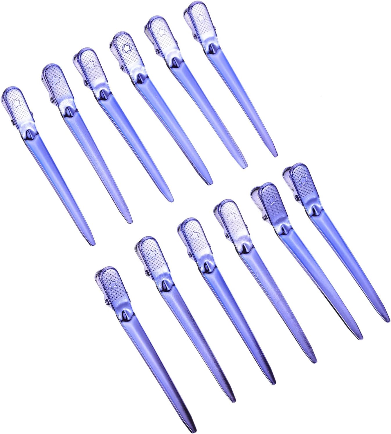 Metal Hair Claw Clips Hair Barettes 12pcs Hairdressing Clips Hairpins Positioning Partition Clip