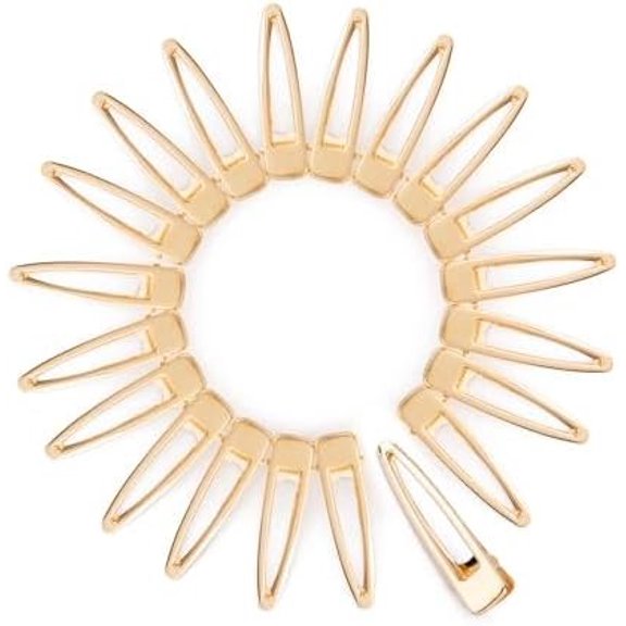 Metal  Hair Pin Clips DIY Craft Pointed Beak Clips Flat Barrettes 2.4'' 2.6 Inches 20 Packs