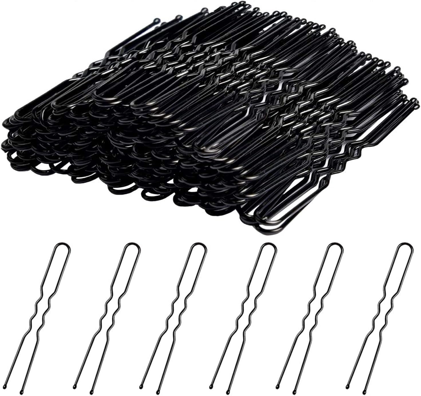 Metal Hair Pins Set 5cm Bobby Pins for Buns Hair Bun U Shaped Pins