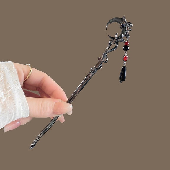 Metal Hair Sticks Hair Accessories for Woman Girls Moon 170x30x20mm