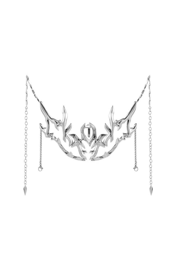 Metal Half Cover Unique Face Jewelry Cosplay Face Chain Fashionable Face Chain Alloy Texture for Man and Women Wear