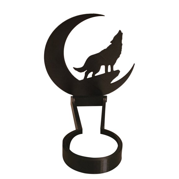 Metal Halloween Candle Holder Witch Bat Design Shadow Effect for Party Home Decoration