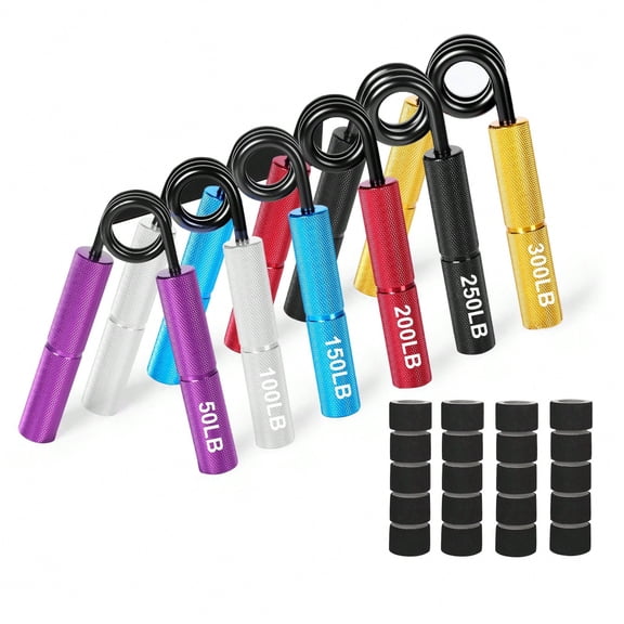 Metal Hand Grip Strengthener (50-350LB), Multicolor, 1 Pack