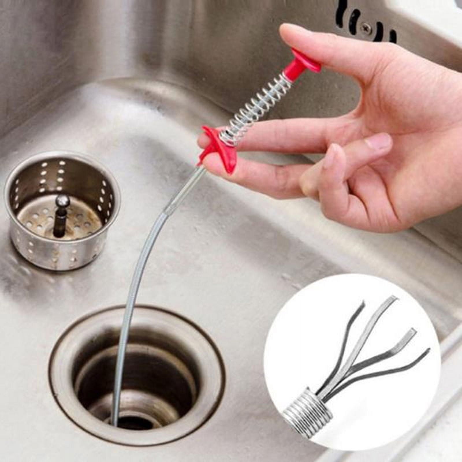 Toilet Snake Household Toilet Cleaning Tools 51 inch Pipe Dredging