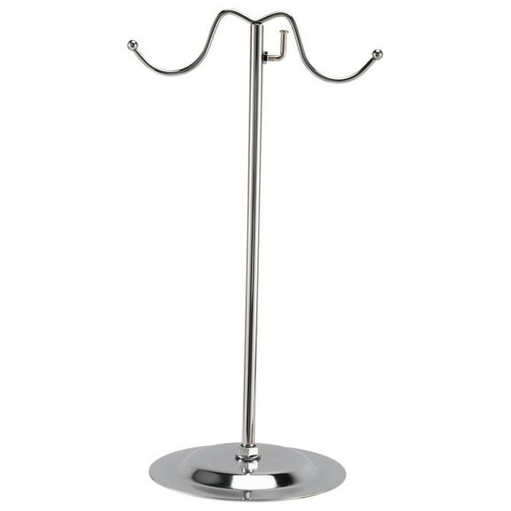 Metal Handbag Rack Women Bag Display Stand Double Hook Adjustable Stainless Steel Holder