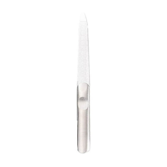 Metal Handle Pointed Tip Nail File for Manicure Pedicure Shaping Buffing and Smoothing Salon Quality Nail Care Tool