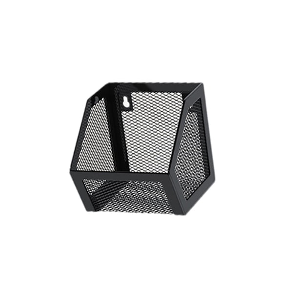 Metal Hanging Basket Wall Mounted Storage Shelf for Kitchen Pantry Fruit Vegetable Onion Garlic Organizer