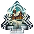 thumbnail image 1 of Metal Hanging Christmas Tree-Shaped Wind Decorations - Elegant Garden Spinners with Layered Concentric Circle Design for Yard, 1 of 7