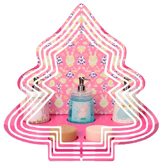 Metal Hanging Christmas Tree Wind Decorations - Elegant Floral & Owl Patterns Perfect for Garden Spinners & Yard Decor