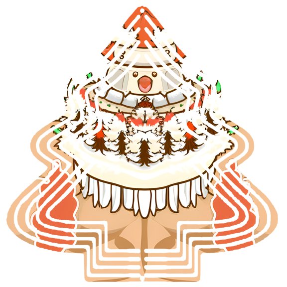 Metal Hanging Christmas Tree Wind Decorations - Festive Garden Spinners with Cheerful Ornaments & Wreath Design for Holiday Spirit