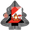 thumbnail image 1 of Metal Hanging Christmas Tree Wind Decorations - Festive Triangular Design for Garden Spinners Cozy Red & White Theme, 1 of 7