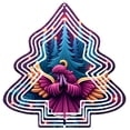 thumbnail image 1 of Metal Hanging Christmas Tree Wind Spinner - Colorful Garden Decoration with Festive Patterns for Yard and Outdoor Spaces, 1 of 7
