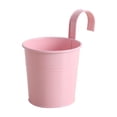 thumbnail image 1 of Metal Hanging Flower Pot with Drainage Holes, Stylish Indoor & Outdoor Wall Planter, Durable Iron Wall Decor for Garden, Balcony, Home & Commercial Spaces, 1 of 5