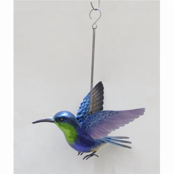 Metal Hanging Hummingbird Figurine