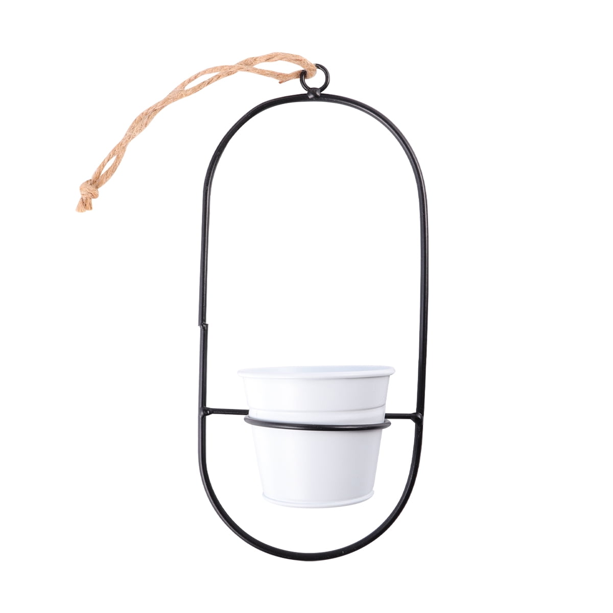 Metal Hanging Planter Basket Iron Plant Holder Flower Pots Hanger