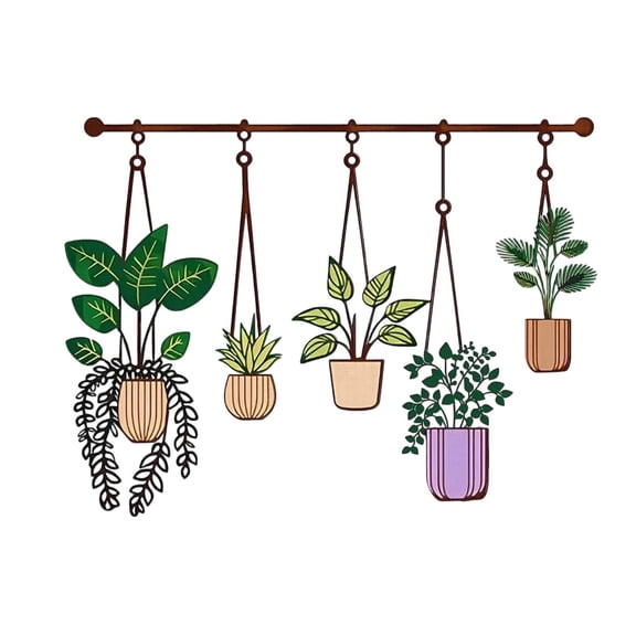 Metal Hanging Wall Farmhouse Decor, Green 40x35cm, Indoor/Outdoor Use, Weather-Resistant Metal, Easy Installation, Great for Living Room, Kitchen, Porch, Patio.