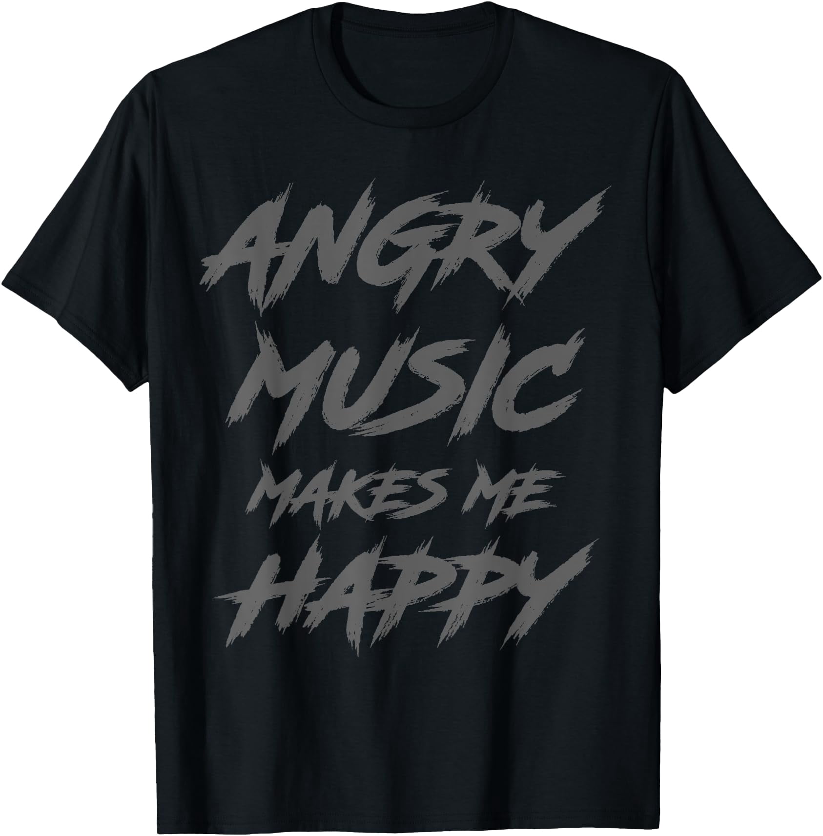 Metal Head Angry Music Funny Heavy Metal Fan Metalhead T-Shirt ...