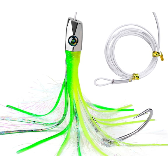 Metal Head Octopuses Squid Skirt Baits Octopuses Squid Skirt Trolling Lures