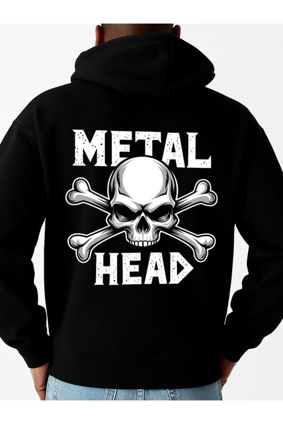 Metal Head Skull sweatshirt fire skeleton for men sweater hoodie black Winter wear, vintage style, comfortable fit, patterned sweatshirt, streetwear lovers elegant 3d fire
