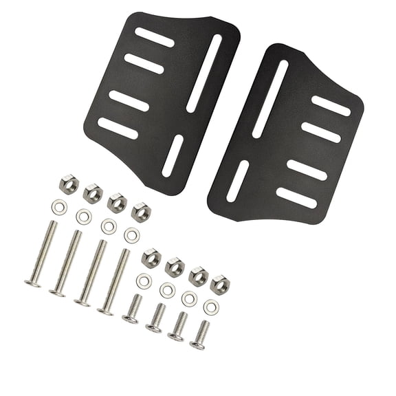 Metal Headboard Bracket Bed Frame Adapter/Connector Plate For Secure Bed Frame Attachments And Easy Assembly