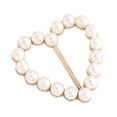 thumbnail image 1 of Metal Heart Scarf Brooch for T-shirts: Dual-Purpose Shirt Hem Accessory with Stylish Design, 1 of 9