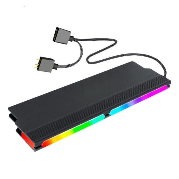 Metal Heat Spreader For DDR5 Memory Heat Sink With Dynamic ARGB Light Effects
