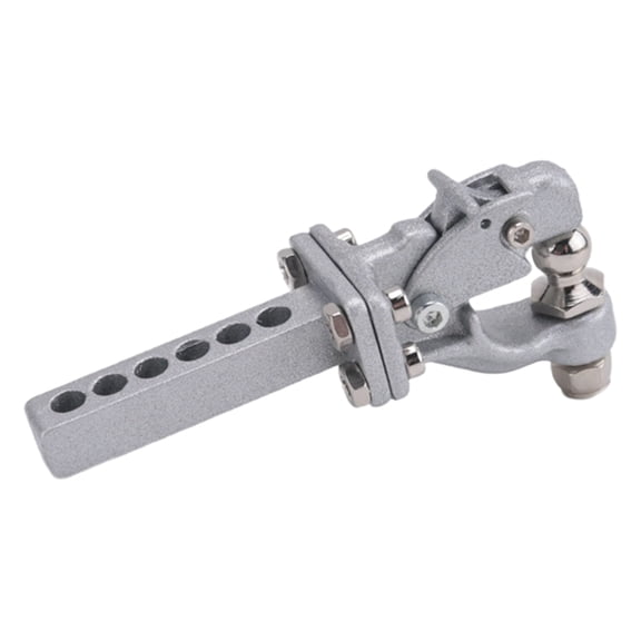 Metal Hitch Trailer Hook For 1:10 Scx10 90046 90047 Trx4 Rc Crawler Car(Silver)