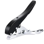 Metal Hole Punch, Hole Puncher Heavy Duty, 5/, Black Handle, Chrome Hardware, Perforator ToolforPaper, Leather Punch, Fabric Hole Punch, Handheld Heavy Duty, 1 Pc