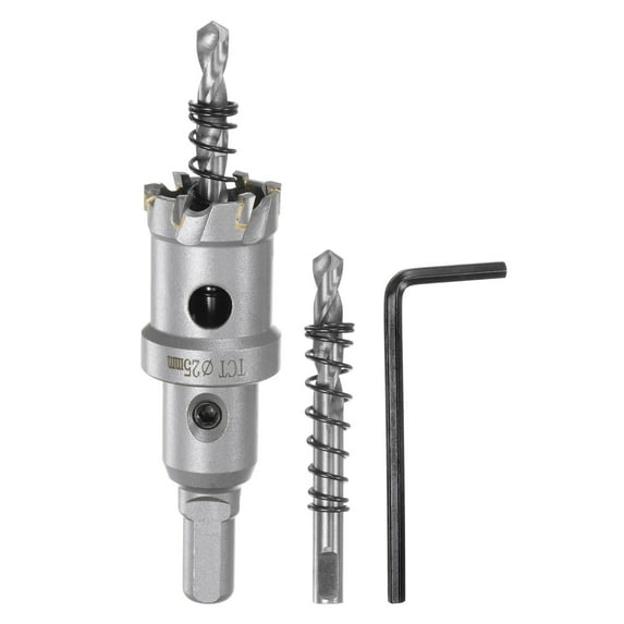 Metal Hole Saw Carbide Cutter 25mm / 0.98" Dia for Stainless Steel and Metal